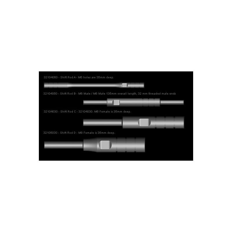 E4-106 Schnellschalthebel Schaltstange für Quickshifter-Sensor Universale DYNOJET