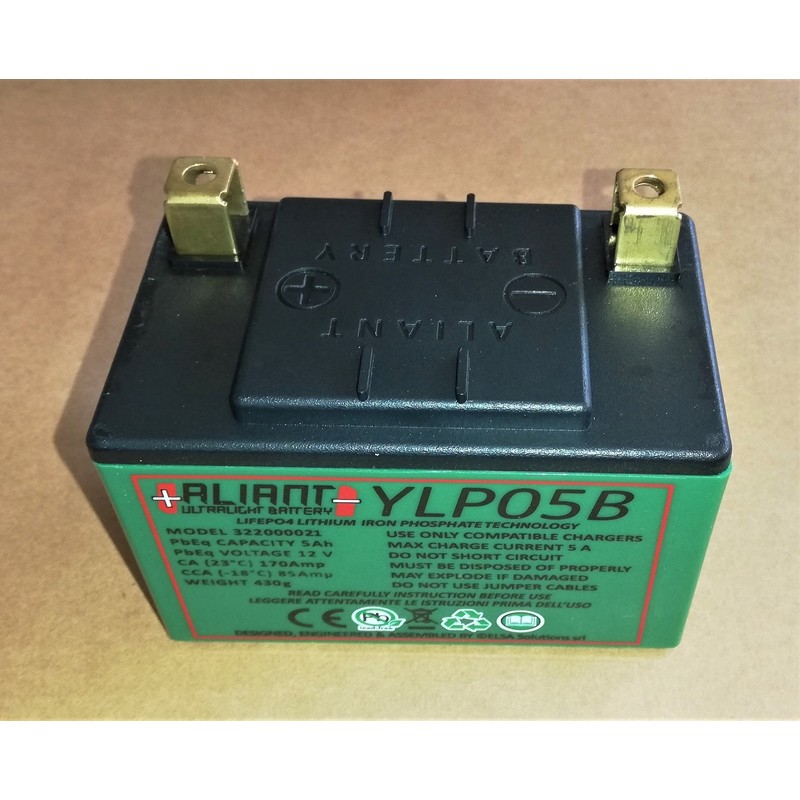 FBATYLP05B Baterías de litio ultraligeras de litio ultraligeras Batería Y-LP Universale ALIANT