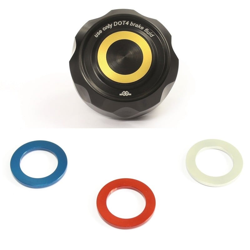 GTBRC-05-B Couvercles de réservoir - frein et embrayage - Aluminium et embrayage Aluminium Couvercle