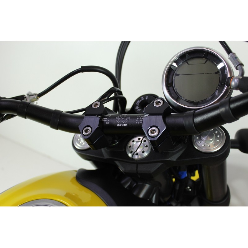 GT2DGT-02-12-B Lenkererhöhung 2dgt - Lenkerhalterungssatz Ducati Scrambler 800 800 2015+ GILLES TOOL