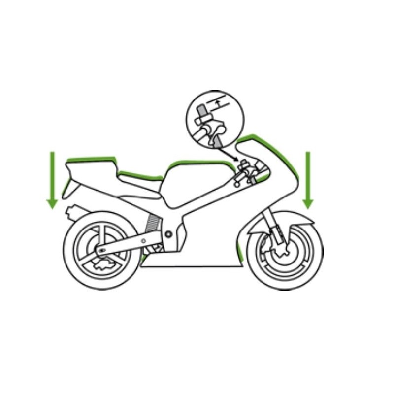 F60-050-50 Kits d'abaissement de la conduite de la conduite Kits d'abaissement + Honda Transalp 750