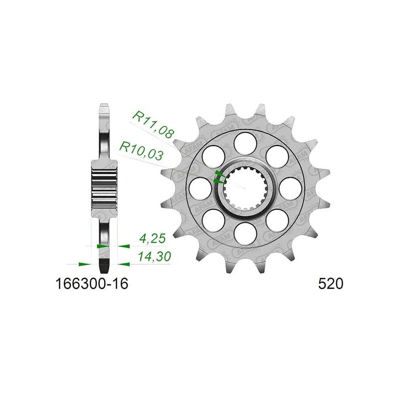 166300:16 PIGNONE AFAM S AC P520-D16 Bmw G R 2017+ AFAM