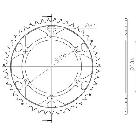 540002347 CORONA S AC P520-D47 Bmw G Xcountry 2007+ SGR - SPROCKETS