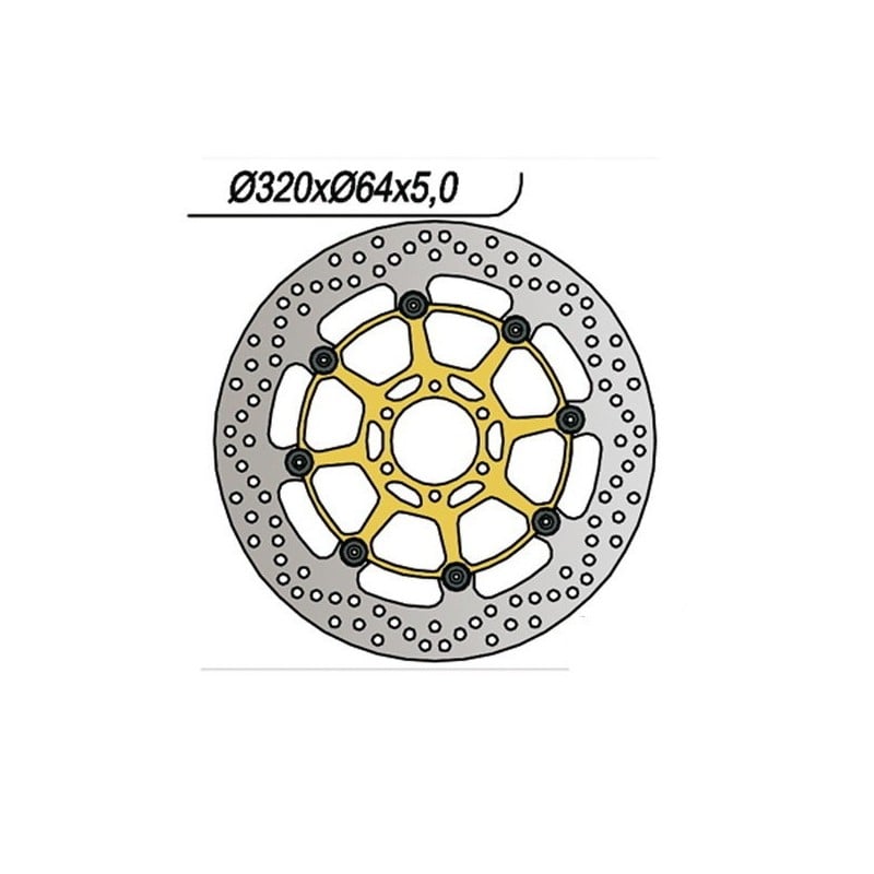 1060 VORDERE BREMSSCHEIBE Bmw G Xmoto 2007+ NG