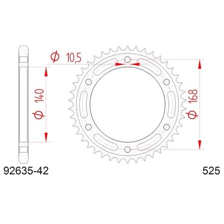 92635:42 Bmw F GS Adventure 2013+ AFAM