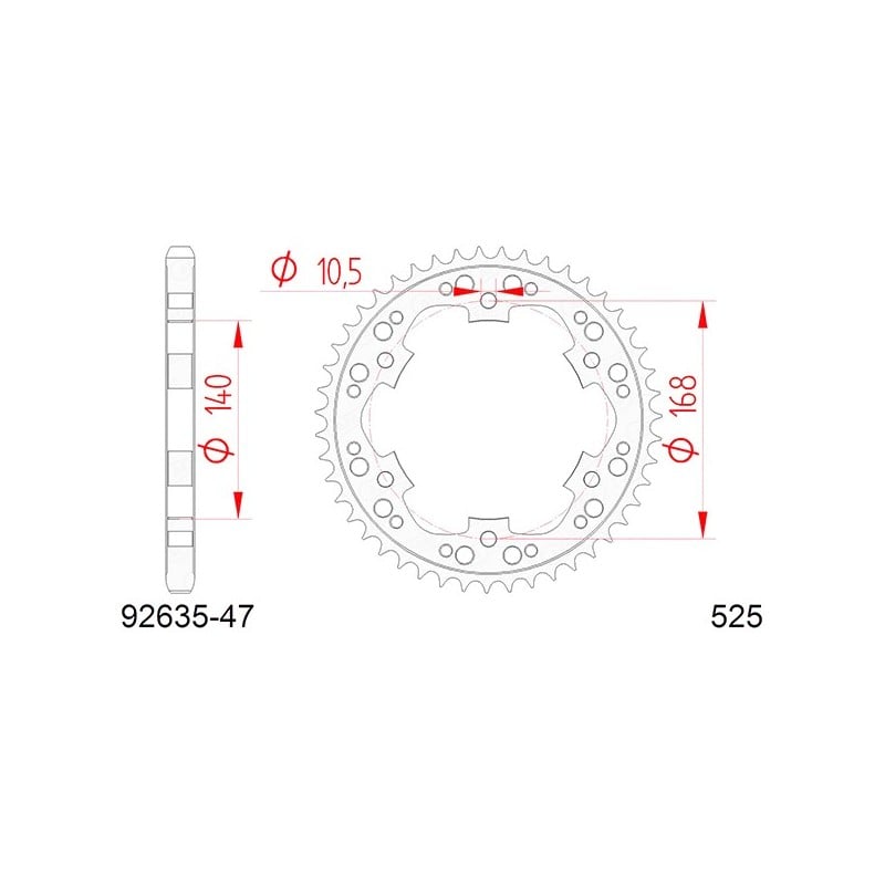 92635:47 CORONA AFAM S AC P525-D47 Bmw F R 2009+ AFAM