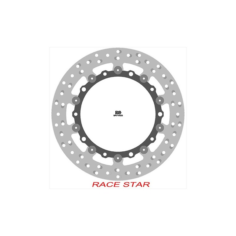 2091ZG VORDERE RACING-BREMSSCHEIBE. DX-SX Bmw F S ABS 2006+ NG