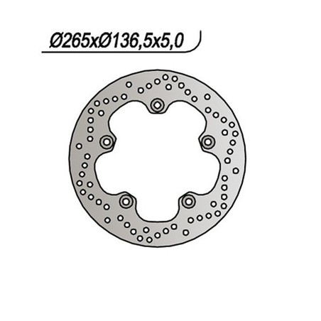 1045 DISQUE DE FREIN ARRIERE Bmw F S ABS 2006+ NG