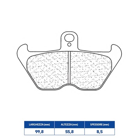 2430A3+ PLAQUETTE DE FREIN AVANT DX-SX 2430A3+ Bmw K 100 LT 1983+ CL BRAKES
