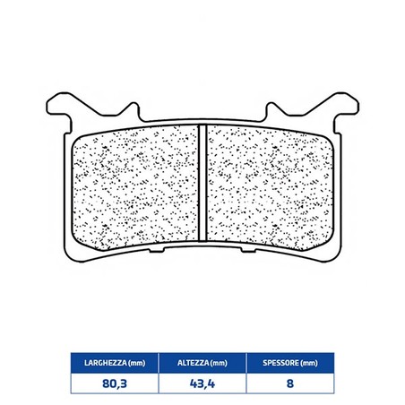 1273XBK5 PLAQUETTE DE FREIN AVANT DROITE-GAUCHE 1273XBK5 Bmw M RR ABS DTC 2021+ CL BRAKES
