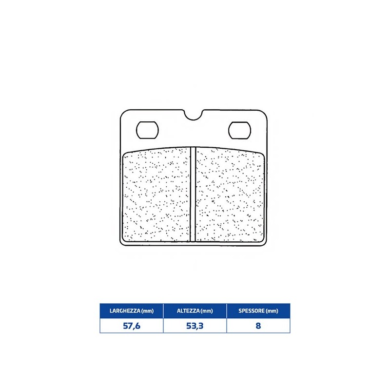 2258A3+ PLAQUETTE DE FREIN AVANT DX-SX 2258A3+ Bmw R 100 RS 1989+ CL BRAKES