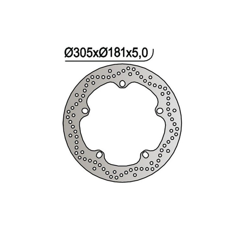 1044 FRONT BRAKE DISC DX-SX Bmw R GS ABS 2000+ NG