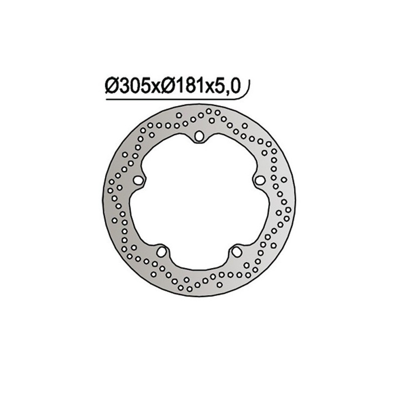 1044 FRONT BRAKE DISC DX-SX Bmw K RS ABS 2001+ NG