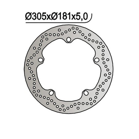 1044 DISCO DE FRENO DELANTERO DX-SX Bmw K RS ABS 2001+ NG