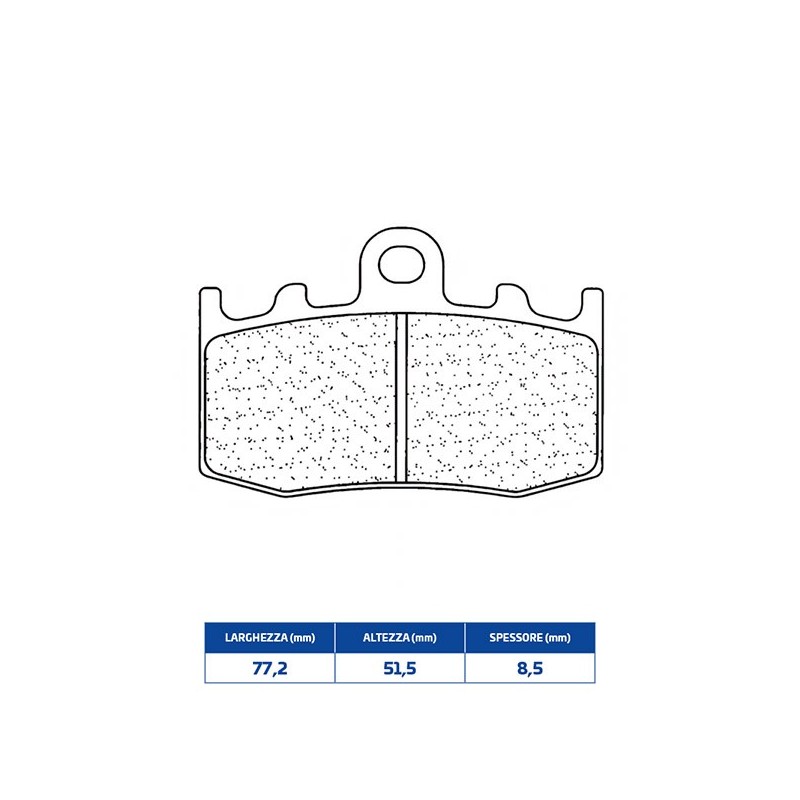 1101XBK5 FRONT BRAKE PAD DX-SX 1101XBK5 Bmw K RS ABS 2001+ CL BRAKES