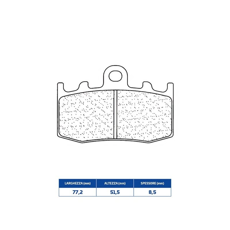 1101A3+ FRONT BRAKE PAD DX-SX 1101A3+ Bmw K RS ABS 2001+ CL BRAKES