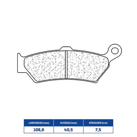 1281RX3 REAR BRAKE PAD 1281RX3 Bmw R GS 2024+ CL BRAKES