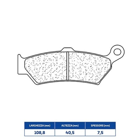 1281RX3 PASTILLA DE FRENO TRASERO 1281RX3 Bmw R GS Adventure 2025+ CL BRAKES