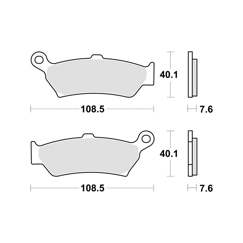 1005LS PLAQUETTE DE FREIN ARRIERE 1005LS Bmw R GS Adventure 2025+ SBS
