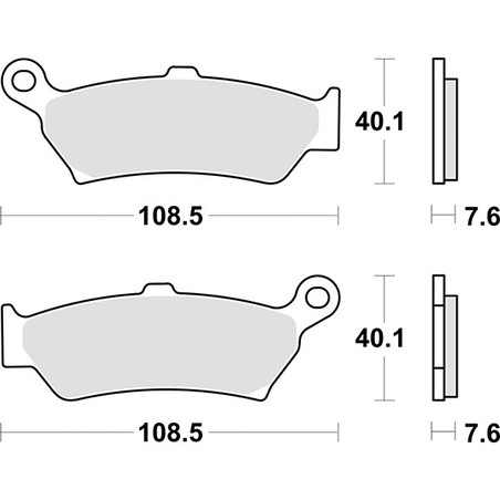 1005LS PLAQUETTE DE FREIN ARRIERE 1005LS Bmw R GS Adventure 2025+ SBS