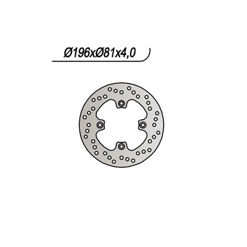 282 DISCO DE FRENO TRASERO Bombardier Can Am DS DS Baja DS X 2000+ NG