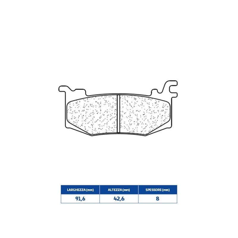 1282C60 PASTILLA DE FRENO 1282C60 Brembo Hypure 2000+ CL BRAKES