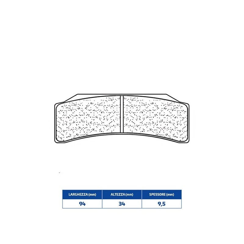 1251C60 BRAKE PAD 1251C60 Brembo P1 P4 108 MM Radila Caliper 2000+ CL BRAKES