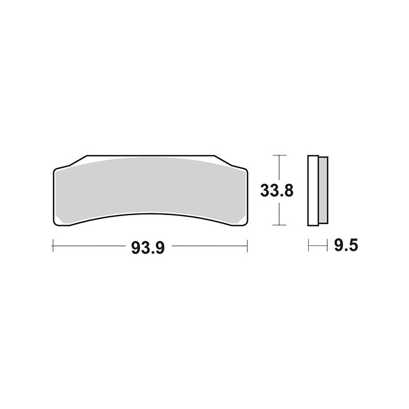 889DS BRAKE PAD 889DS Brembo P4 XB0 B1 31 2000+ SBS