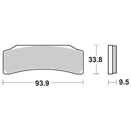 889DS-1 Klocki hamulcowe 889DS-1 Brembo P4 XB0 B1 31 2000+ SBS