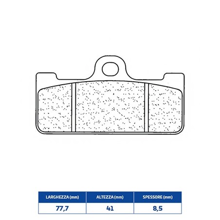 2329XBK5 PLAQUETTE DE FREIN 2329XBK5 Brembo P4 32 2000+ CL BRAKES