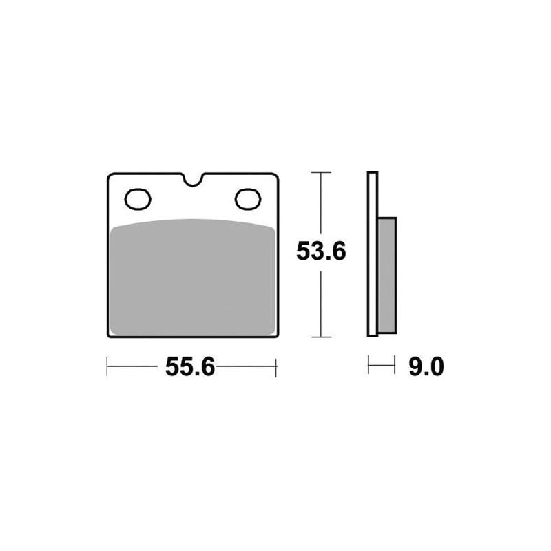 887DS-2 BRAKE PAD 887DS-2 Brembo Racing Front XA 88810 P2 34 2000+ SBS
