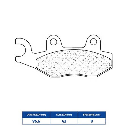 3087MSC PLAQUETTE DE FREIN AVANT 3087MSC Brixton BX Cromwell 2018+ CL BRAKES