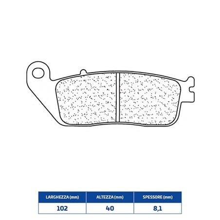 2256S4 KLOCKI HAMULCOWE PRZEDNIE 2256S4 Buell Blast 2001+ CL BRAKES