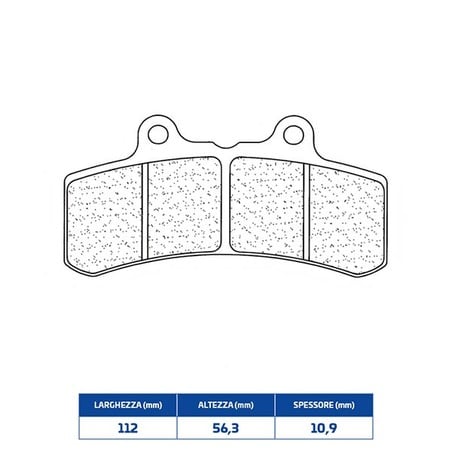 9A3+ FRONT BRAKE PAD DX-SX 9A3+ Buell RS 1988+ CL BRAKES
