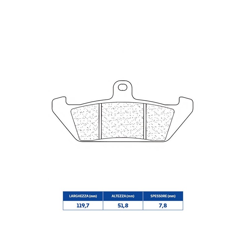 2801A3+ FRONT BRAKE PAD 2801A3+ Cagiva Elefant E Monofaro 1987+ CL BRAKES