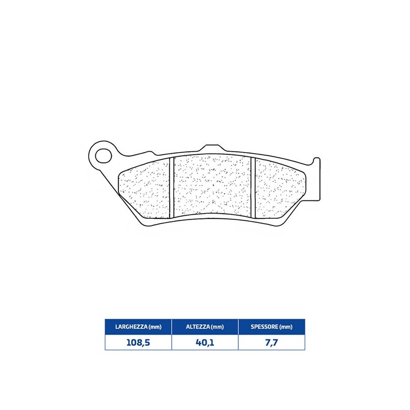 2396XBK5 PLAQUETTE DE FREIN AVANT DX-SX 2396XBK5 Cf Moto TK 2014+ CL BRAKES