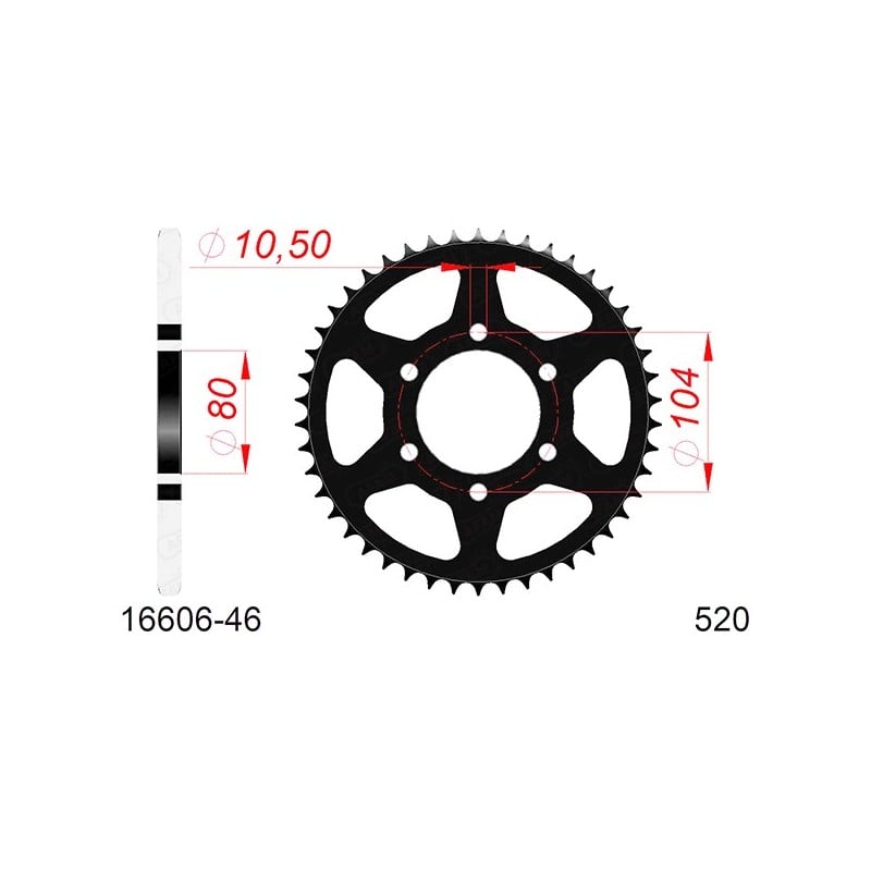 16606:46 Cf Moto TK 2014+ AFAM
