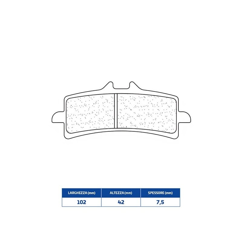 1185C60 KLOCKI HAMULCOWE PRZEDNIE PRAWE-LEWE 1185C60 Cf Moto CL X Sport 2023+ CL BRAKES