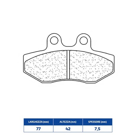 1144S4 PLAQUETTE DE FREIN AVANT 1144S4 Derbi GPR 1997+ CL BRAKES