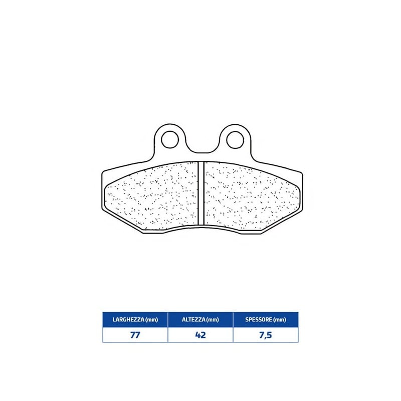 1144S4 PLAQUETTE DE FREIN AVANT 1144S4 Derbi GPR Racing 1997+ CL BRAKES