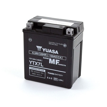 YTX7L-BS(WC) BATTERIA Derbi Mulhacen CAF 4T 2008+ YUASA