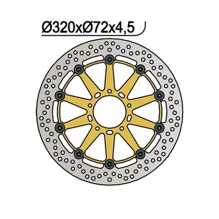 1051 FRONT BRAKE DISC DX-SX Ducati 749 R 2004+ NG