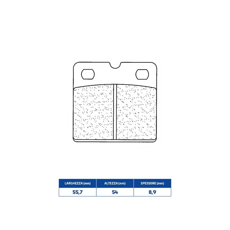 2332C60 PASTILLA DE FRENO DELANTERA DX-SX 2332C60 Ducati F1 Montjuich 1986+ CL BRAKES