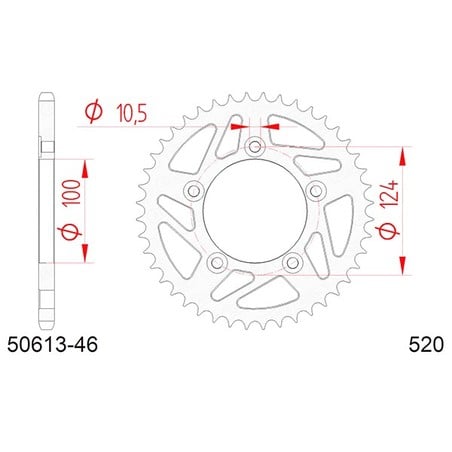 50613:46 Ducati CLASSIC 2015+ AFAM