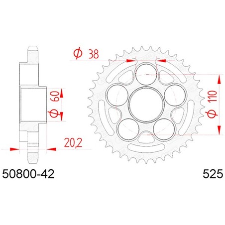 50800:42 Ducati Monster S4R 2003+ AFAM