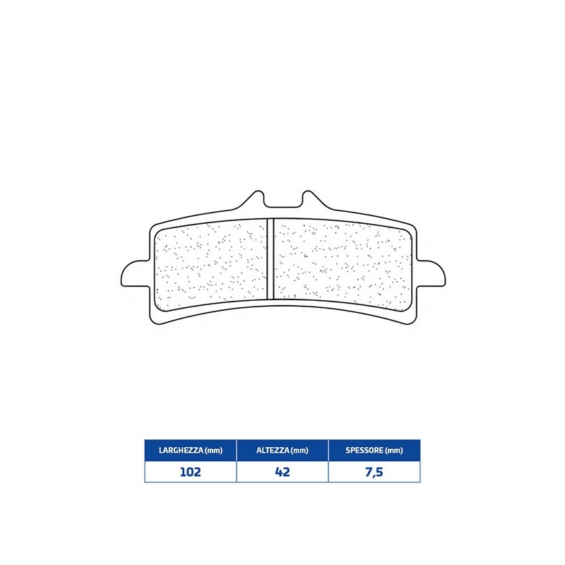 1185C60 PASTIGLIA FRENO ANT. DX-SX 1185C60 Ducati Panigale V4 SP2 2022+ CL BRAKES