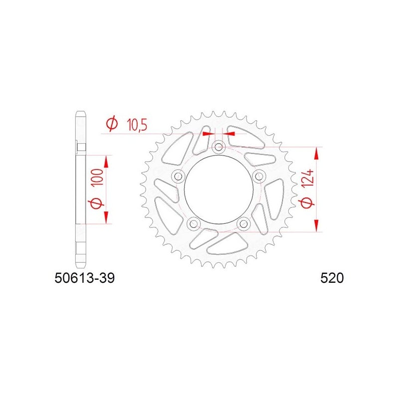 50613:39 Ducati Scrambler 2018+ AFAM