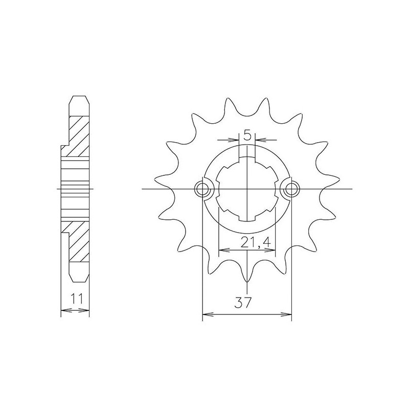 540050717 E Ton EXL Yukon ST 4T 2000+ SGR - SPROCKETS