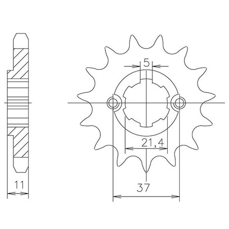 540050717 PIGNONE S AC P520-D17 E Ton EXL Yukon ST 4T 2000+ SGR - SPROCKETS