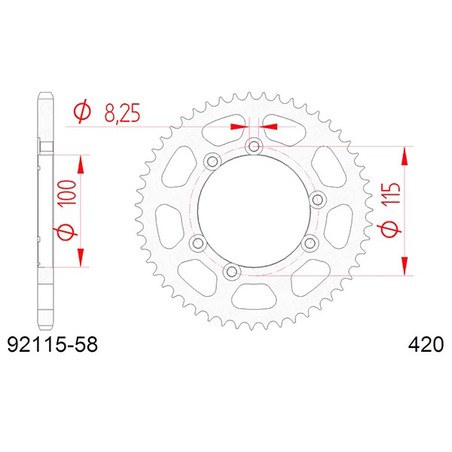 92115:58 Fantic Motor TX ER Caballero Regolarit Competizione 2T 2011+ AFAM